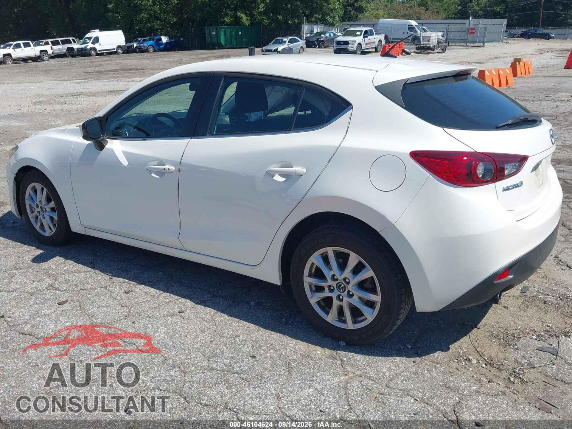 MAZDA MAZDA3 2014 - JM1BM1L75E1100995
