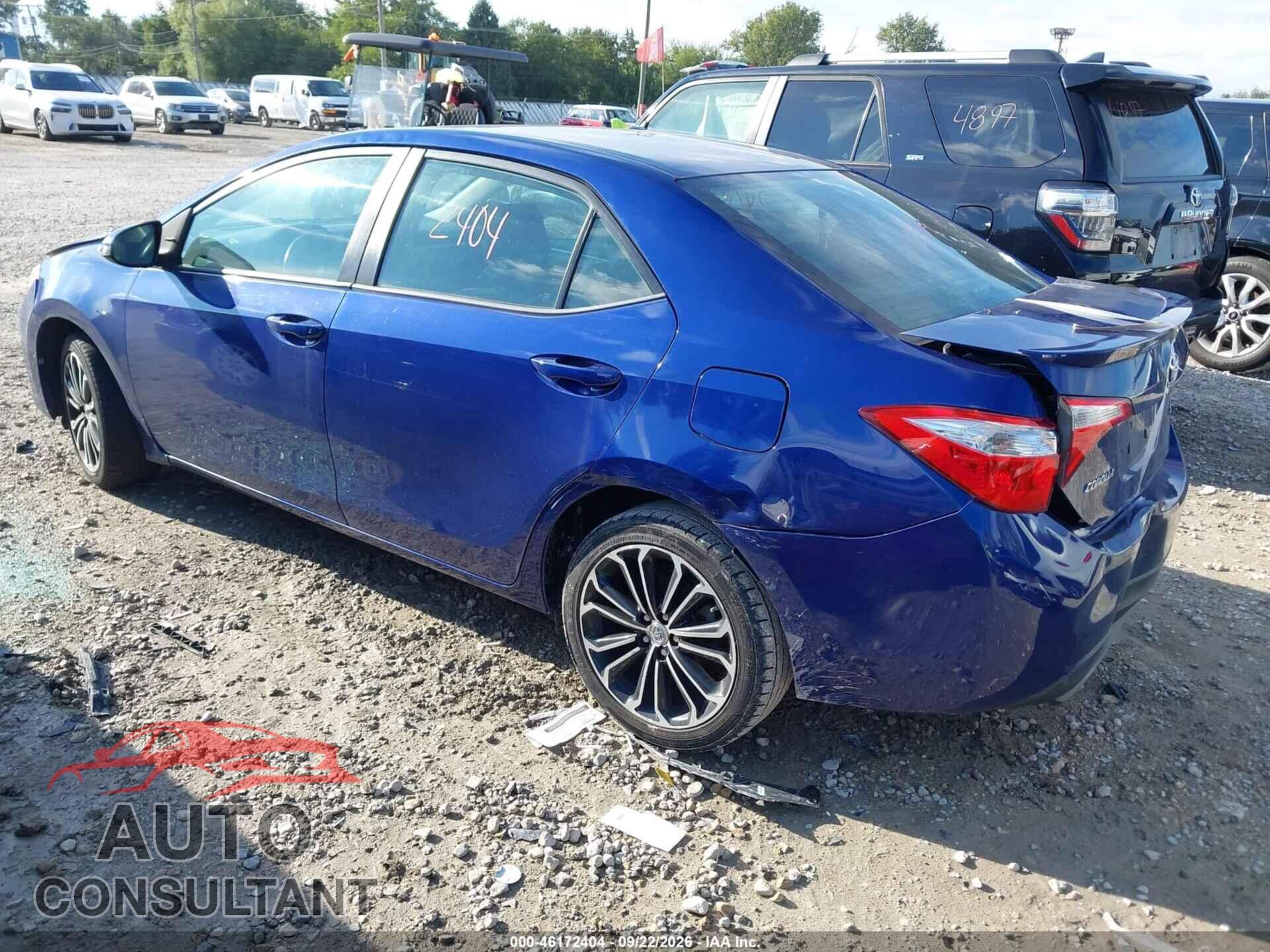 TOYOTA COROLLA 2014 - 2T1BURHE9EC186216