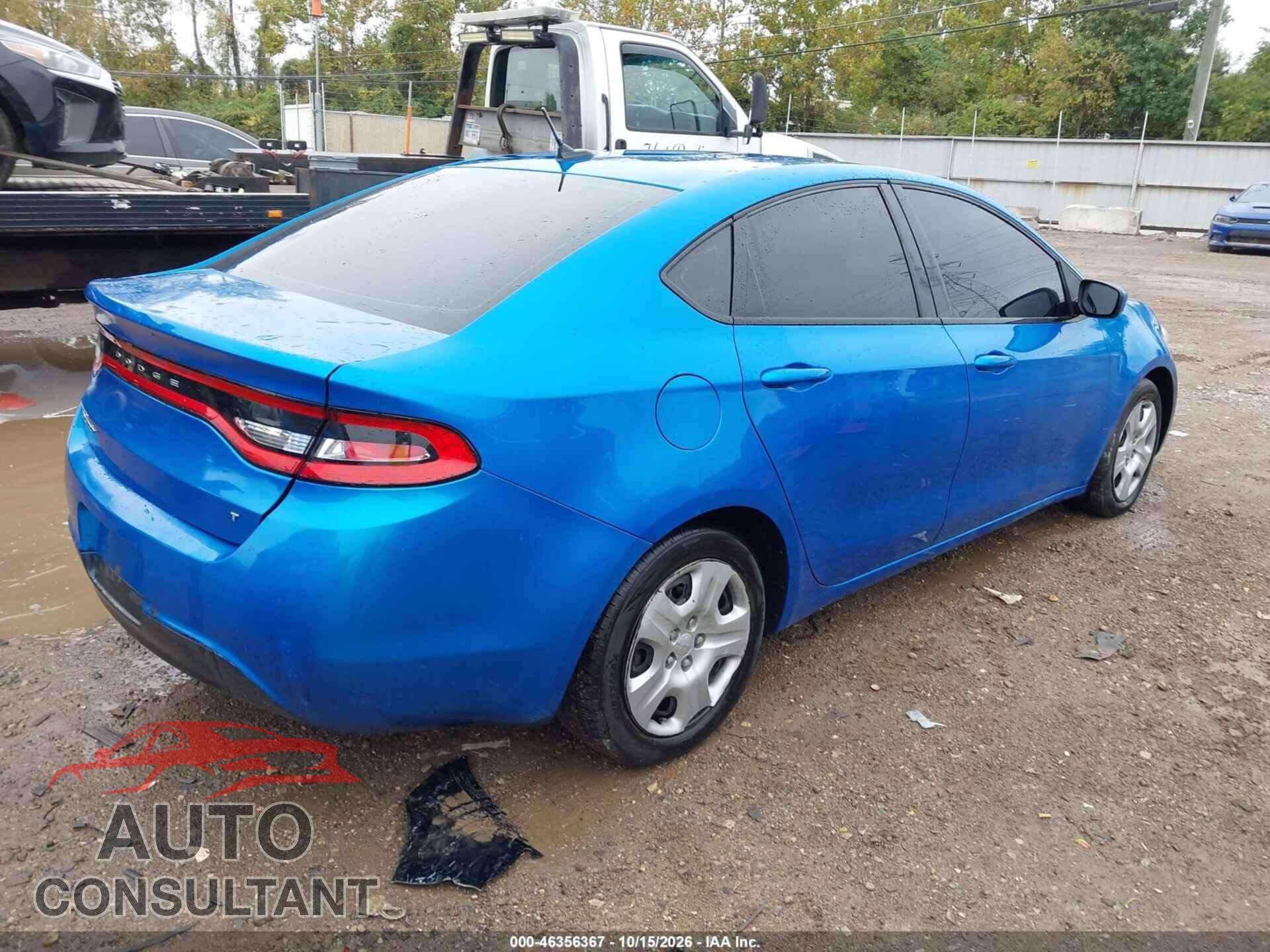 DODGE DART 2015 - 1C3CDFAA1FD237520