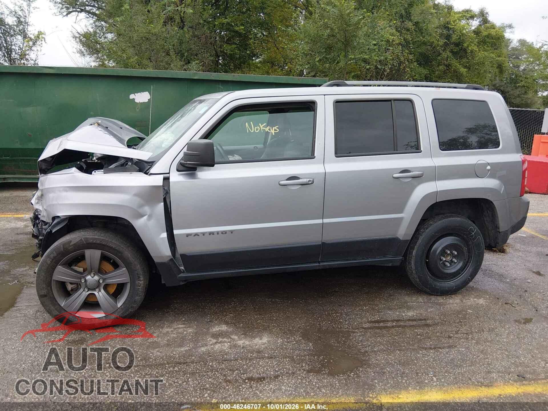 JEEP PATRIOT 2016 - 1C4NJPBA3GD651661