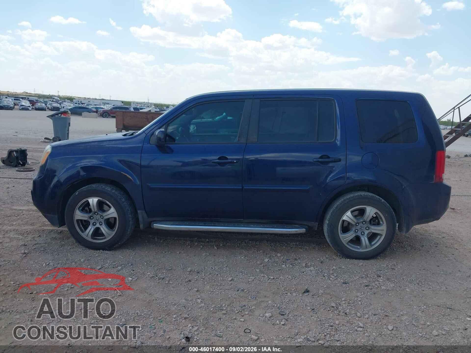 HONDA PILOT 2013 - 5FNYF3H64DB034283