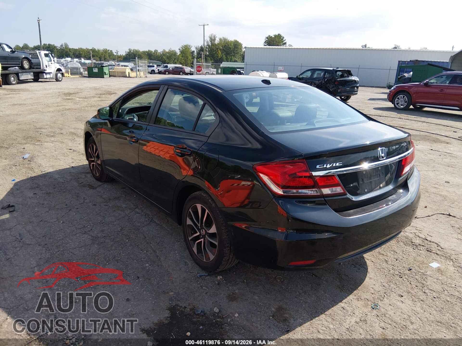 HONDA CIVIC 2013 - 19XFB2F94DE285367