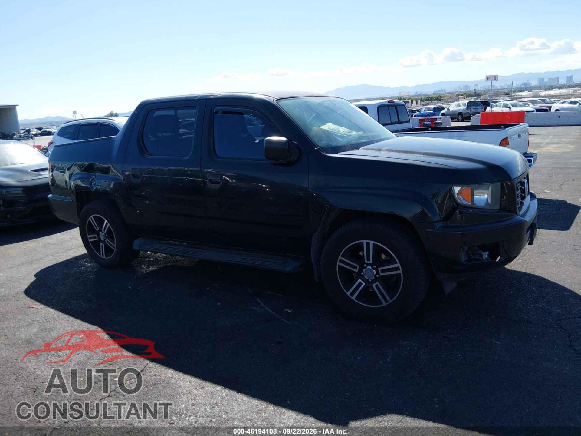 HONDA RIDGELINE 2013 - 5FPYK1F76DB001885