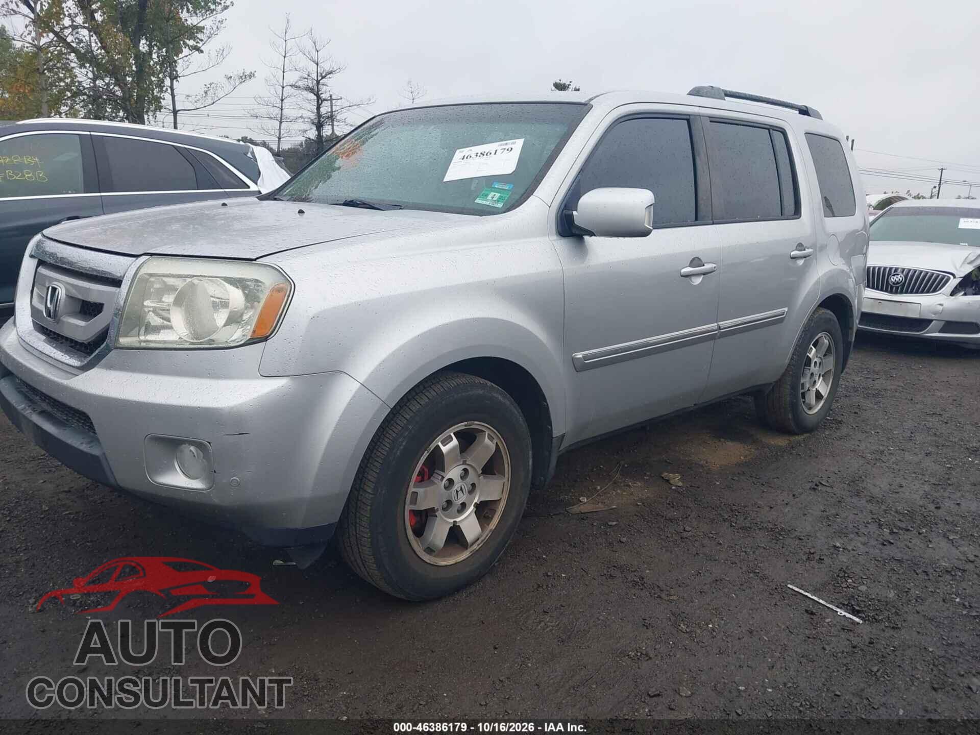 HONDA PILOT 2011 - 5FNYF4H91BB507358