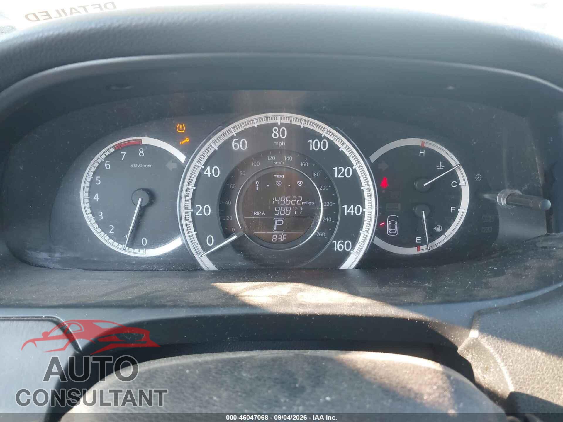 HONDA ACCORD 2013 - 1HGCR2F82DA170602