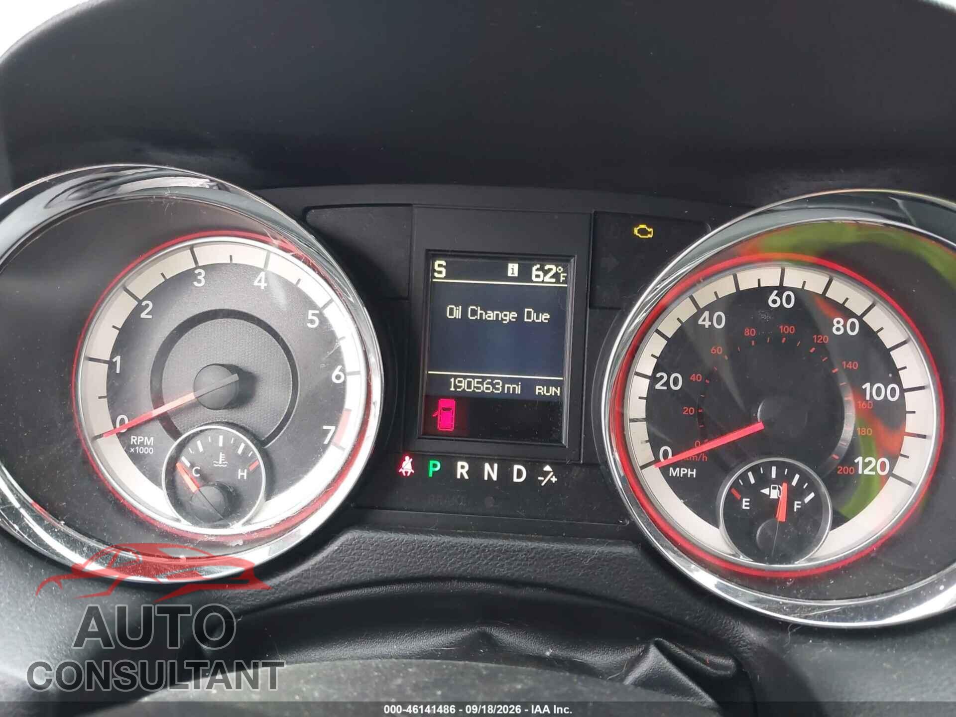 DODGE GRAND CARAVAN 2016 - 2C4RDGEG5GR225041