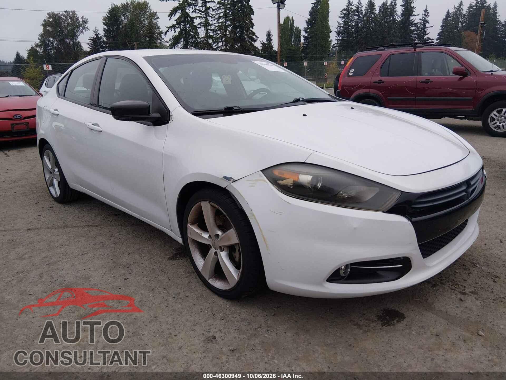 DODGE DART 2015 - 1C3CDFEB8FD362680