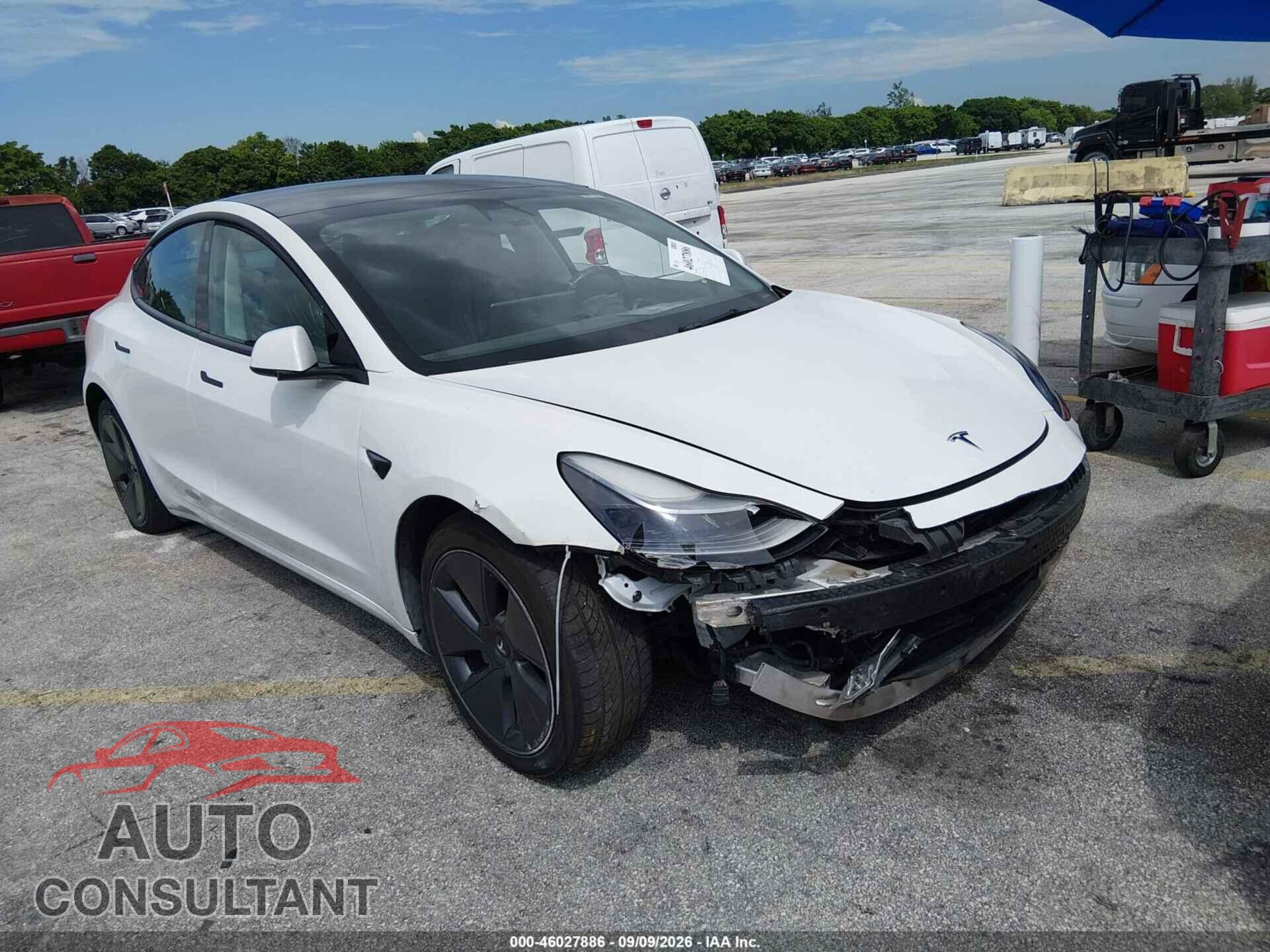 TESLA MODEL 3 2022 - 5YJ3E1EA1NF102700