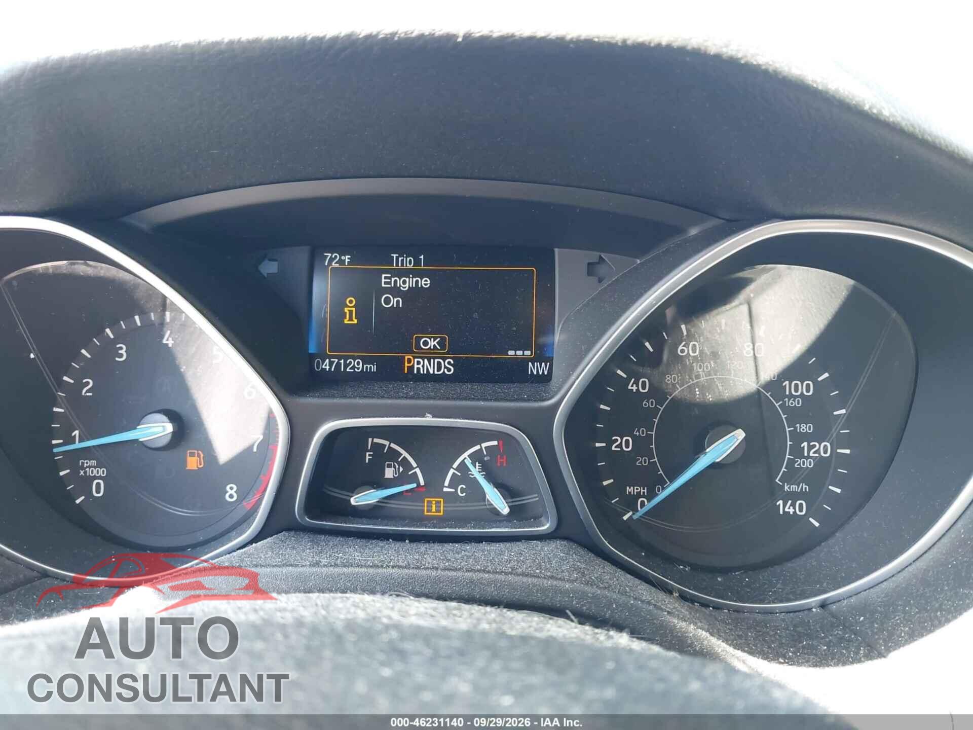 FORD FOCUS 2017 - 1FADP3FE6HL202844