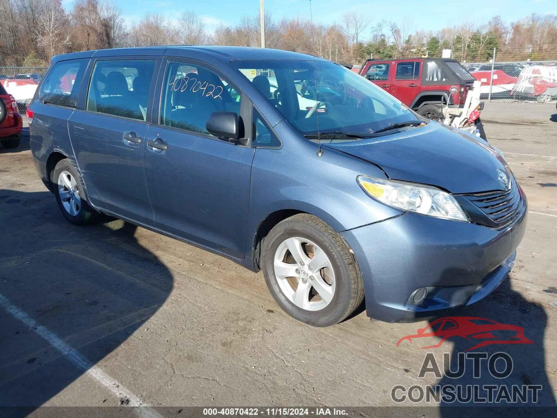 TOYOTA SIENNA 2014 - 5TDZK3DC0ES413970