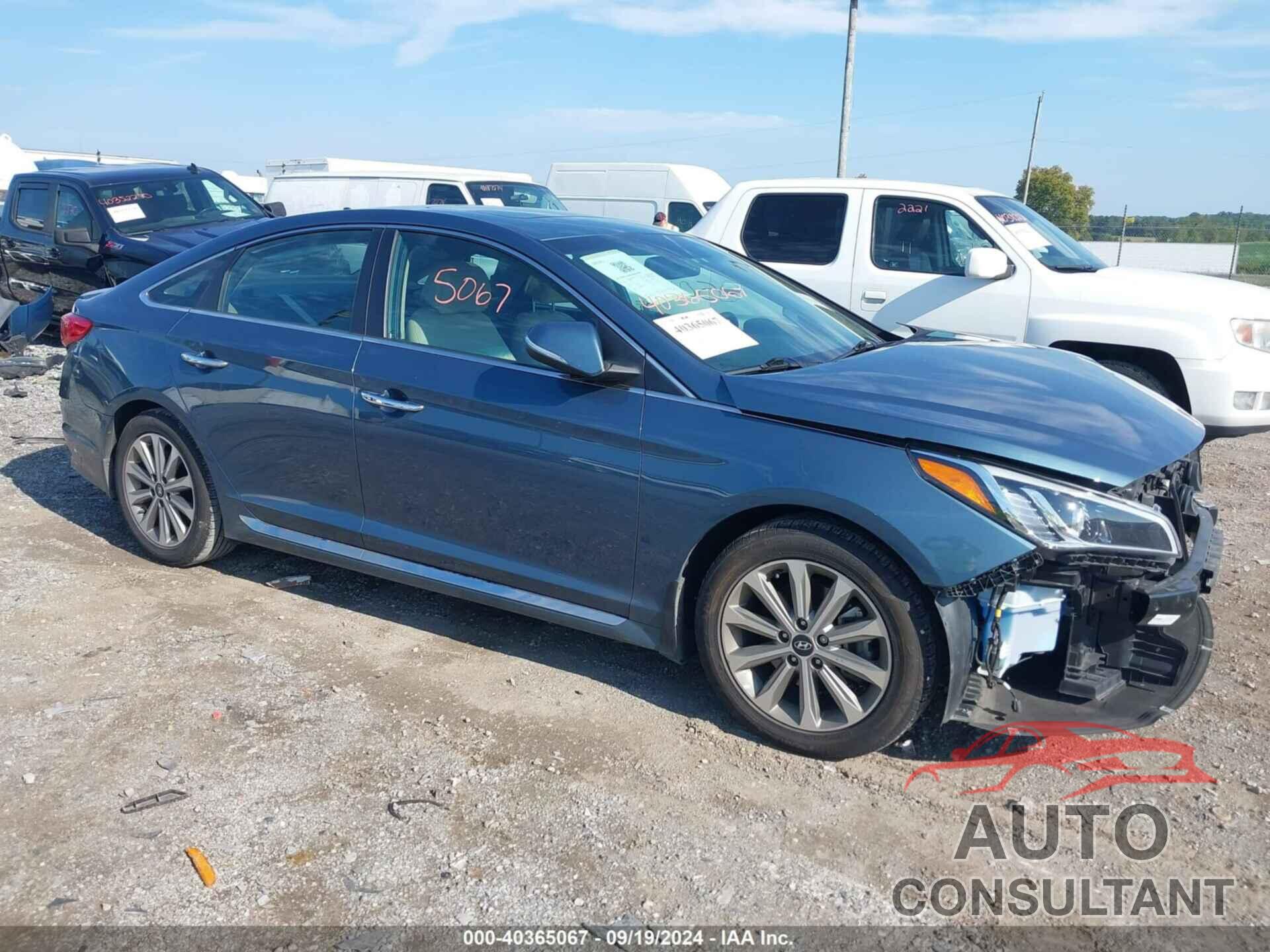 HYUNDAI SONATA 2017 - 5NPE34AF0HH583773