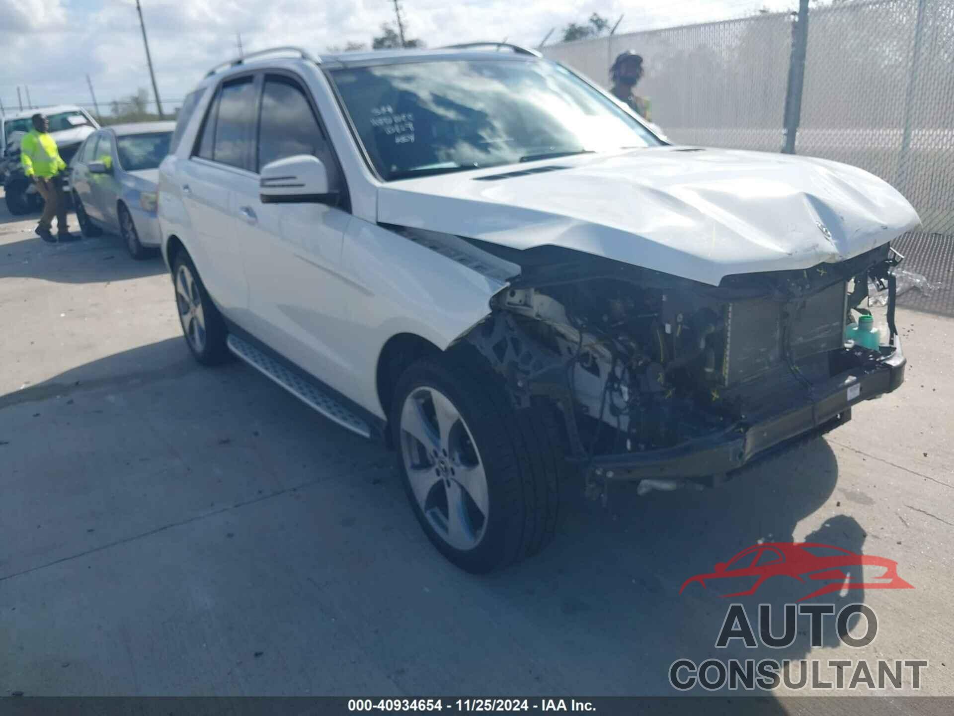 MERCEDES-BENZ GLE 400 2019 - 4JGDA5GB0KB216629