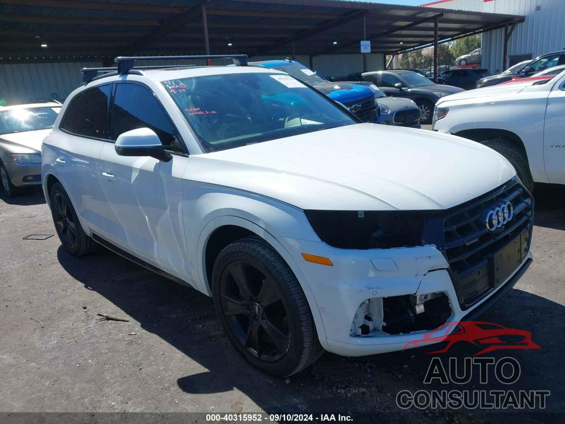 AUDI Q5 2019 - WA1CNAFYXK2128409