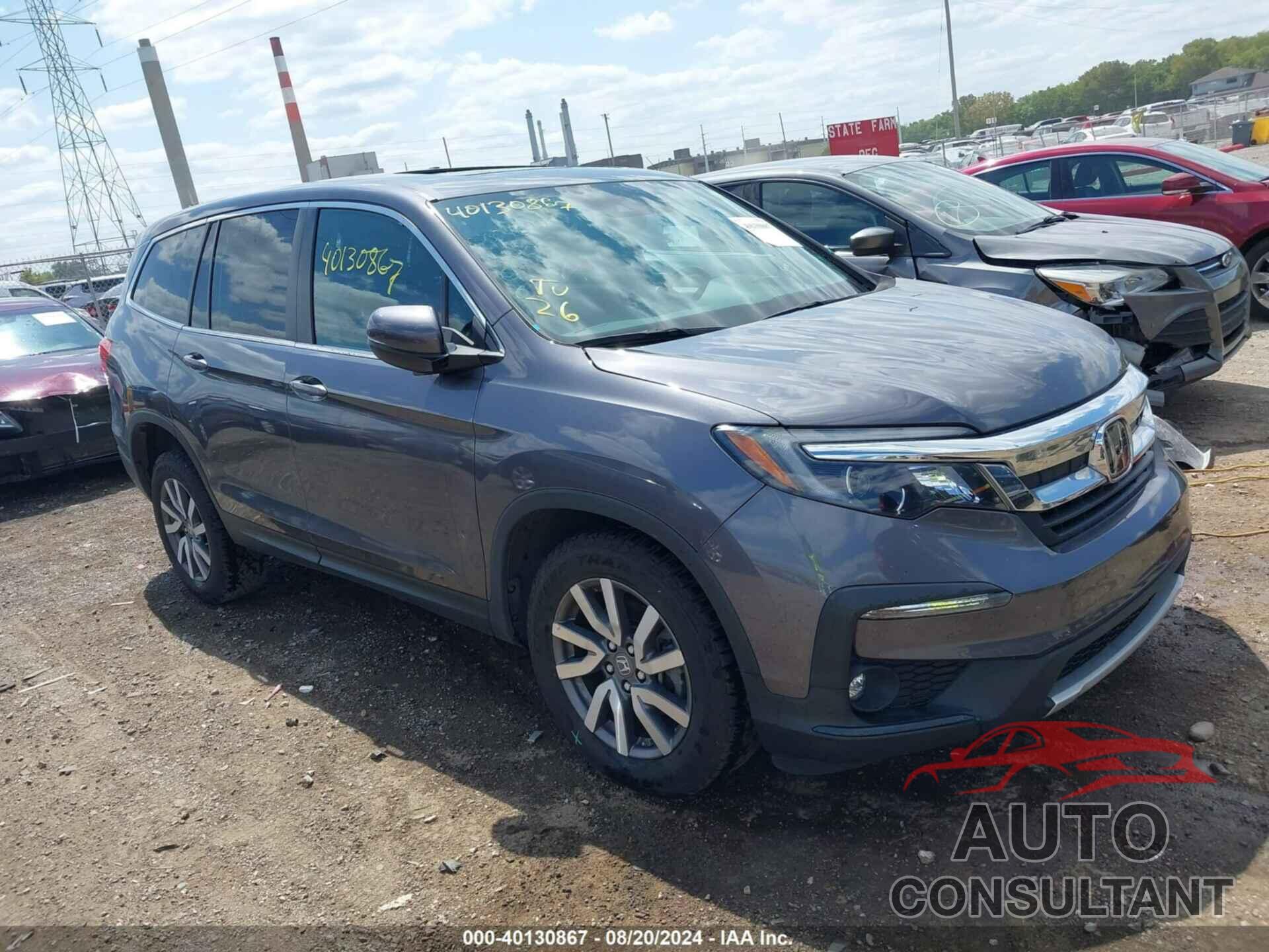 HONDA PILOT 2019 - 5FNYF6H53KB045877