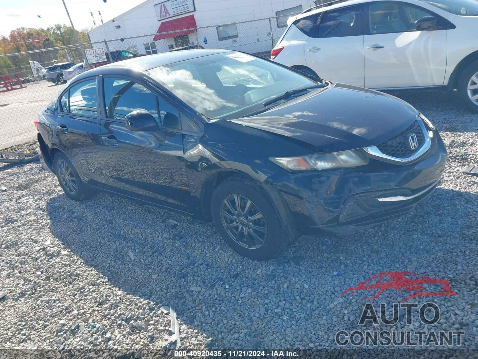 HONDA CIVIC 2013 - 19XFB2F51DE216360