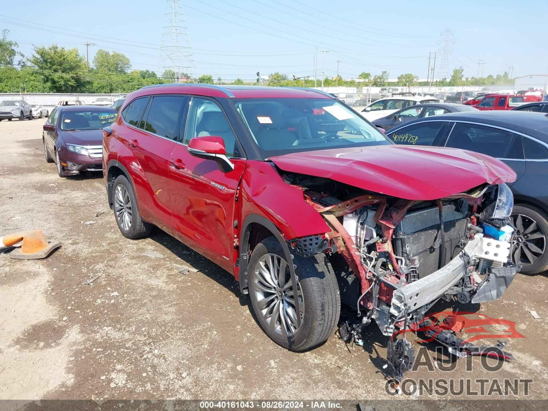 TOYOTA HIGHLANDER 2021 - 5TDEBRCH5MS029809