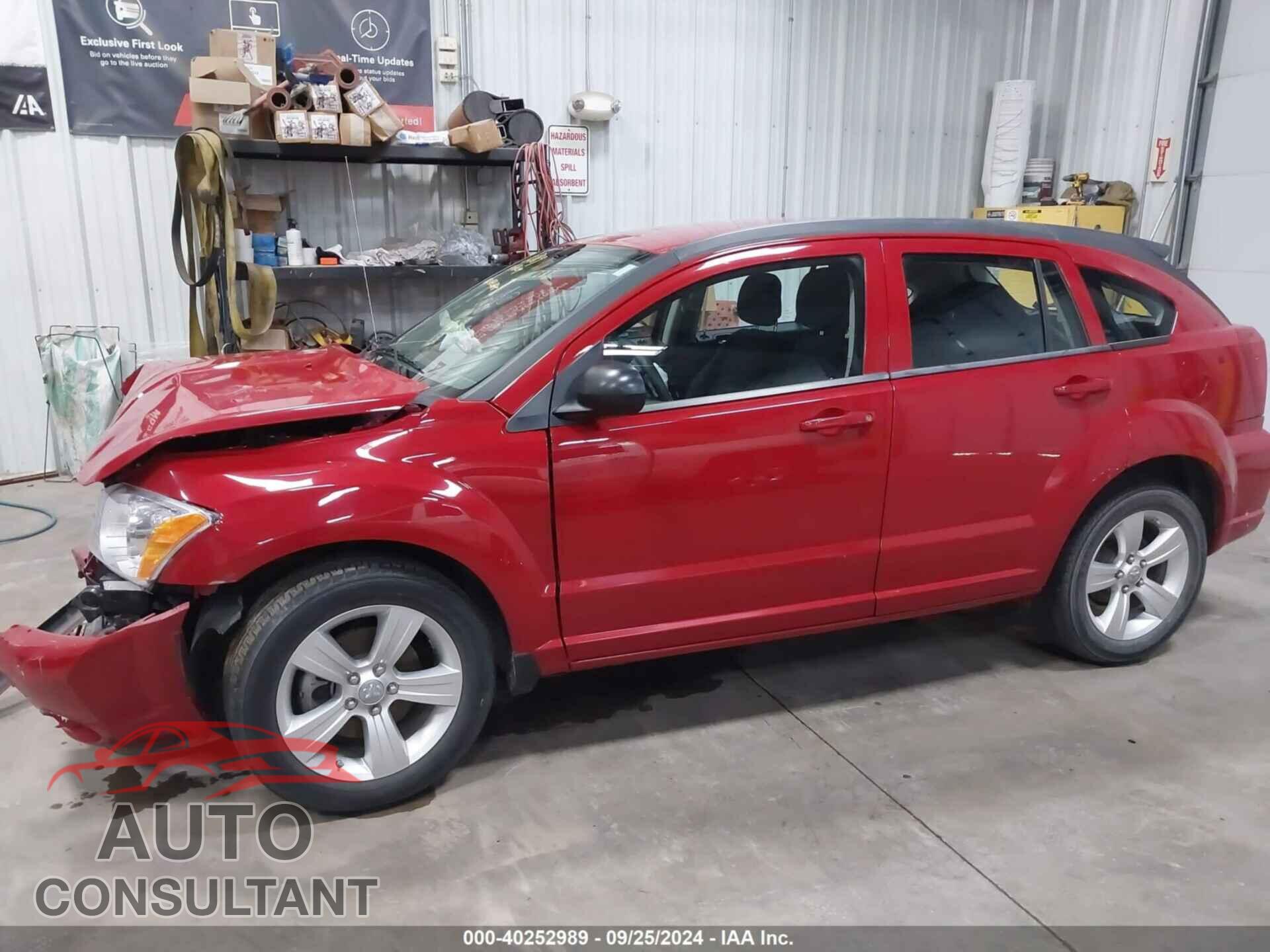 DODGE CALIBER 2012 - 1C3CDWDA0CD527660