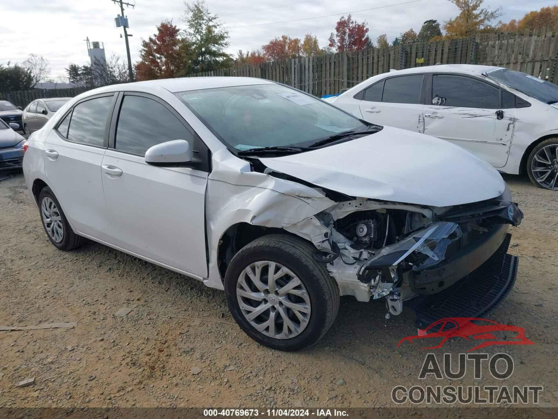TOYOTA COROLLA 2019 - 5YFBURHE9KP933437