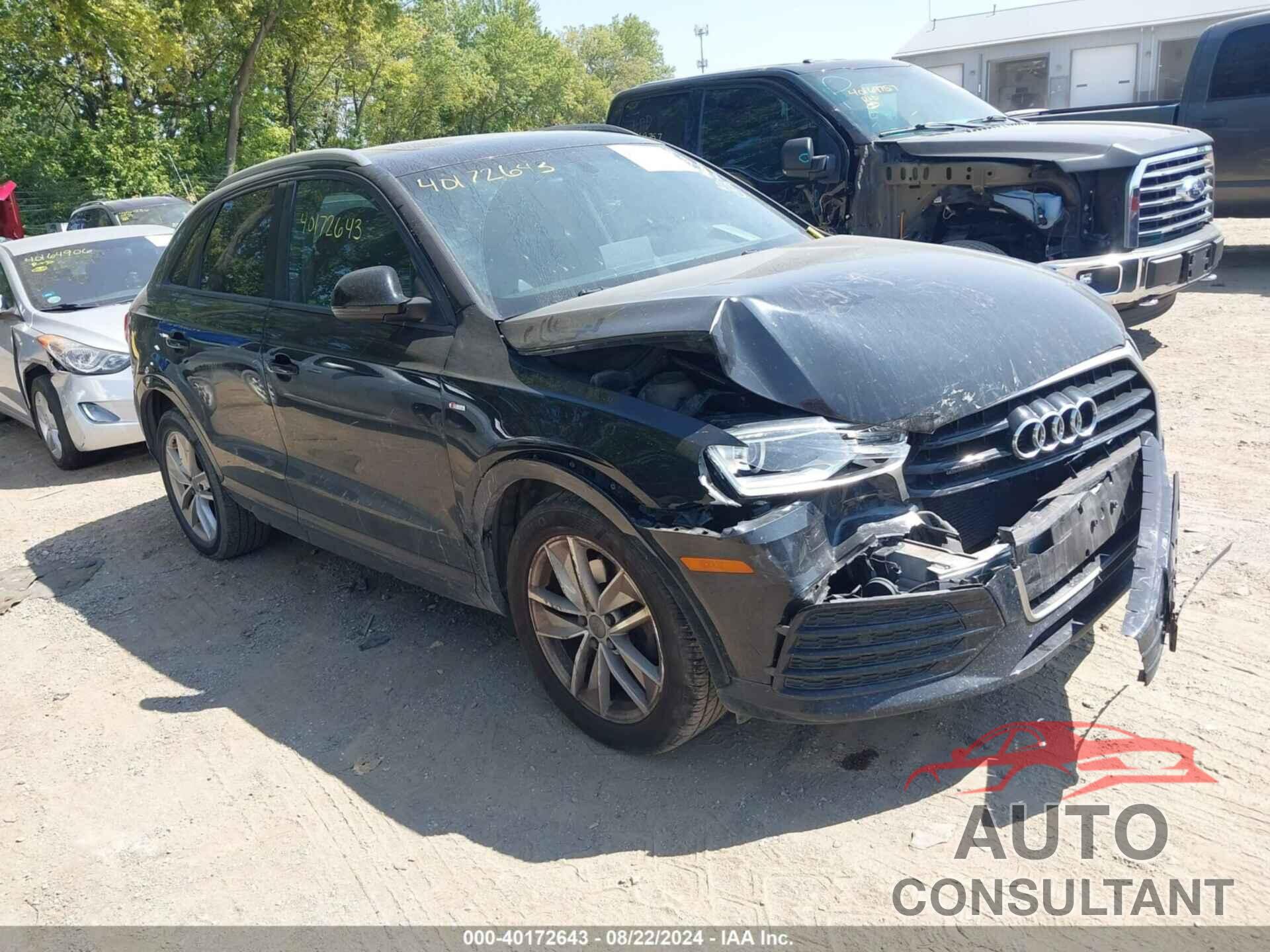 AUDI Q3 2018 - WA1ECCFS2JR012617