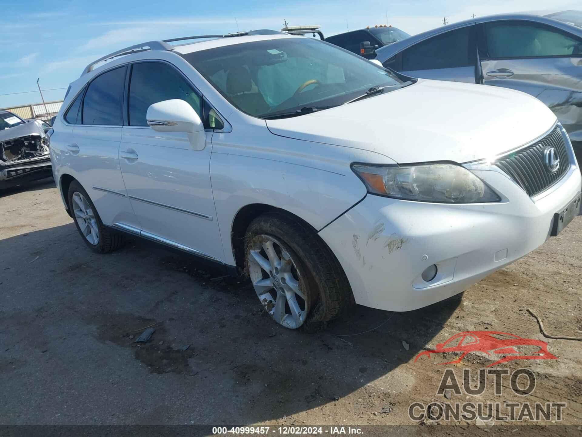 LEXUS RX 350 2011 - 2T2ZK1BA9BC057055
