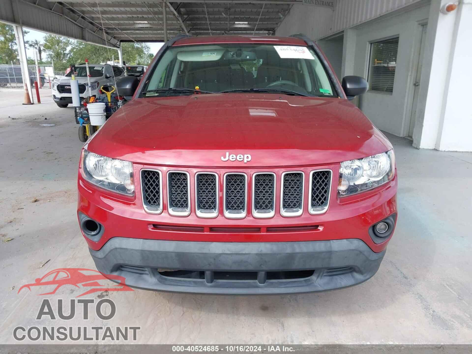 JEEP COMPASS 2017 - 1C4NJCBAXHD147716