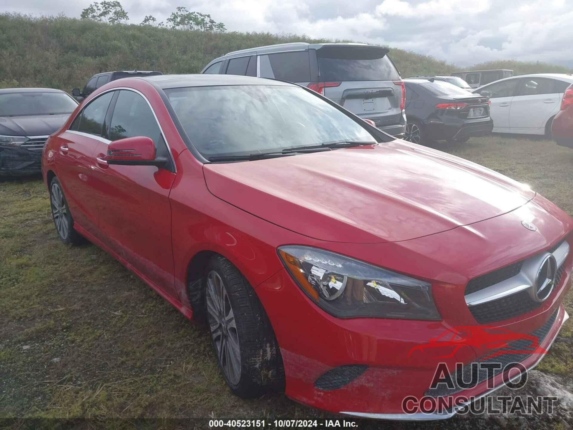 MERCEDES-BENZ CLA 2018 - WDDSJ4EB9JN527469
