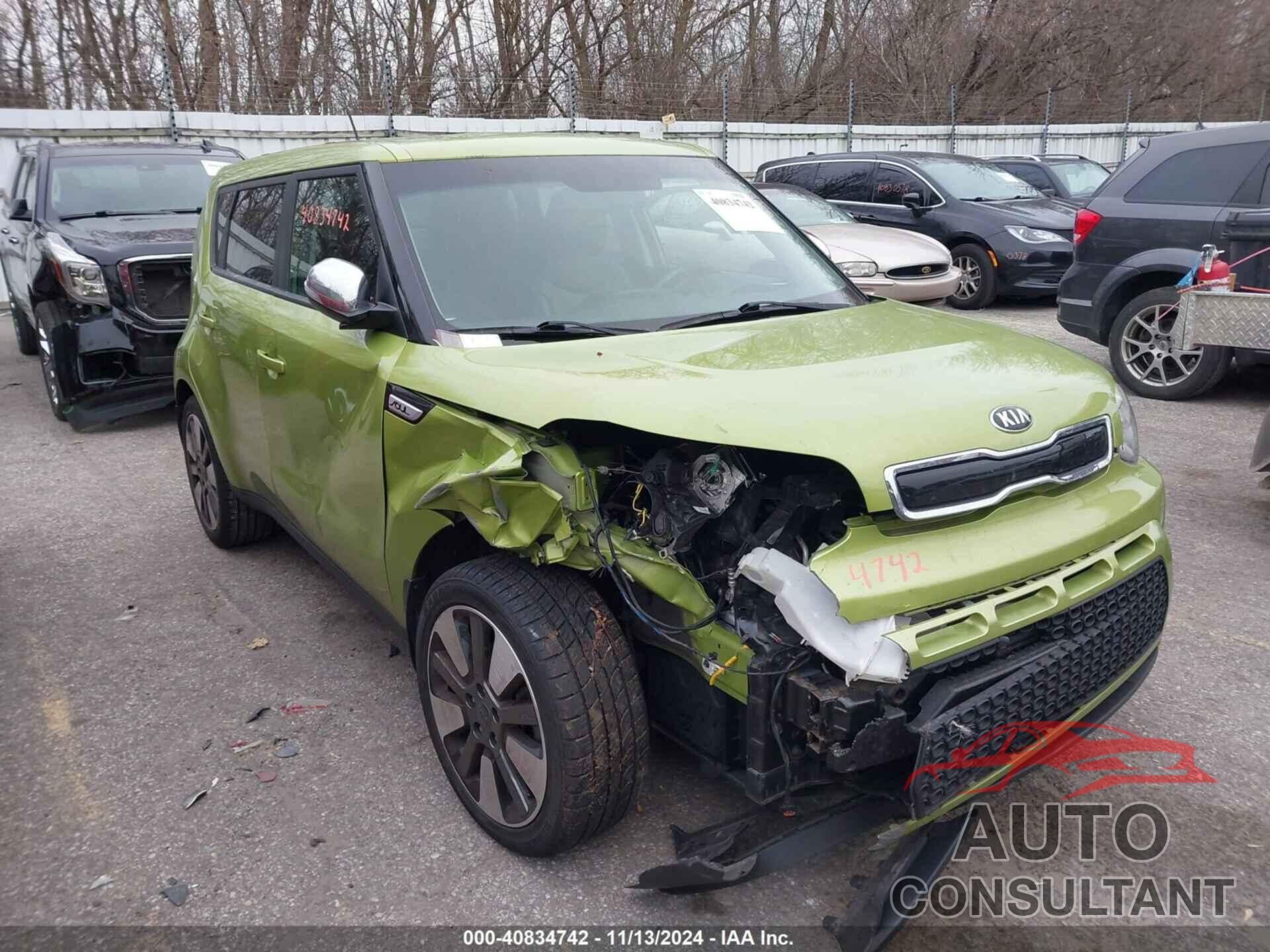 KIA SOUL 2015 - KNDJX3A50F7799662