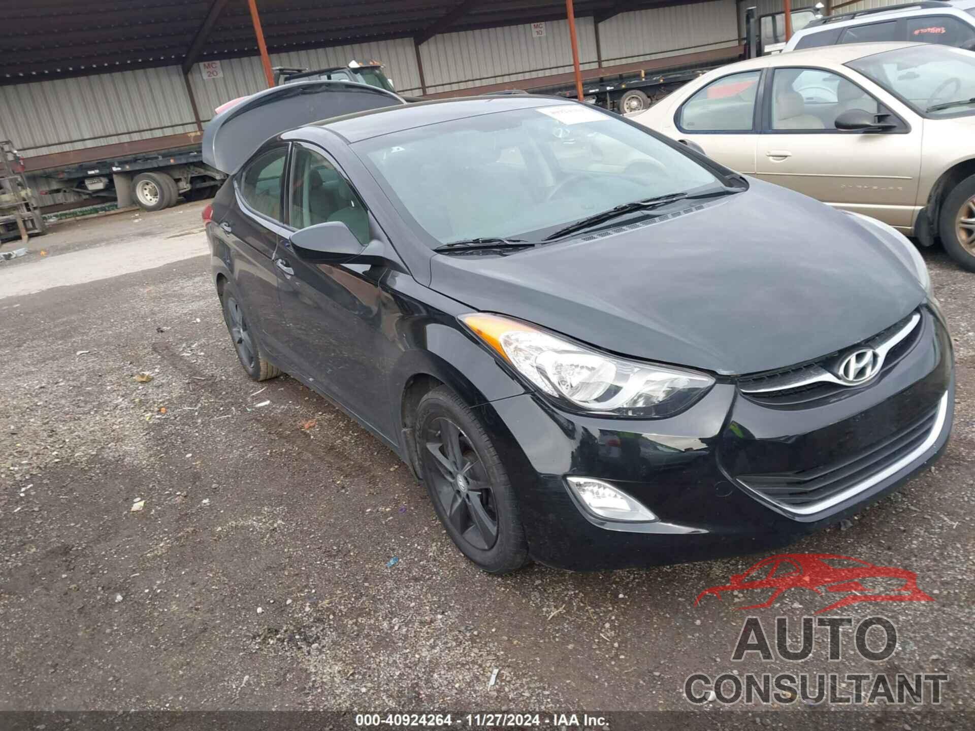 HYUNDAI ELANTRA 2013 - KMHDH4AE5DU669516