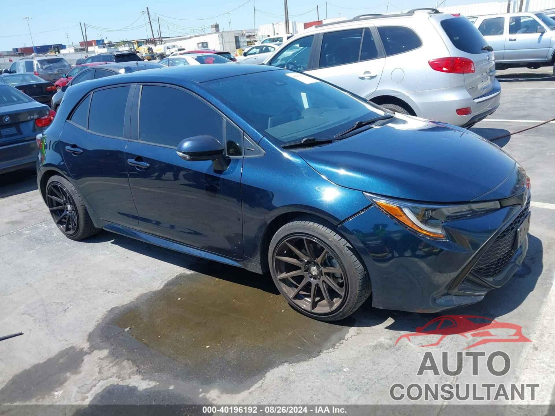 TOYOTA COROLLA 2019 - JTNK4RBE0K3043020