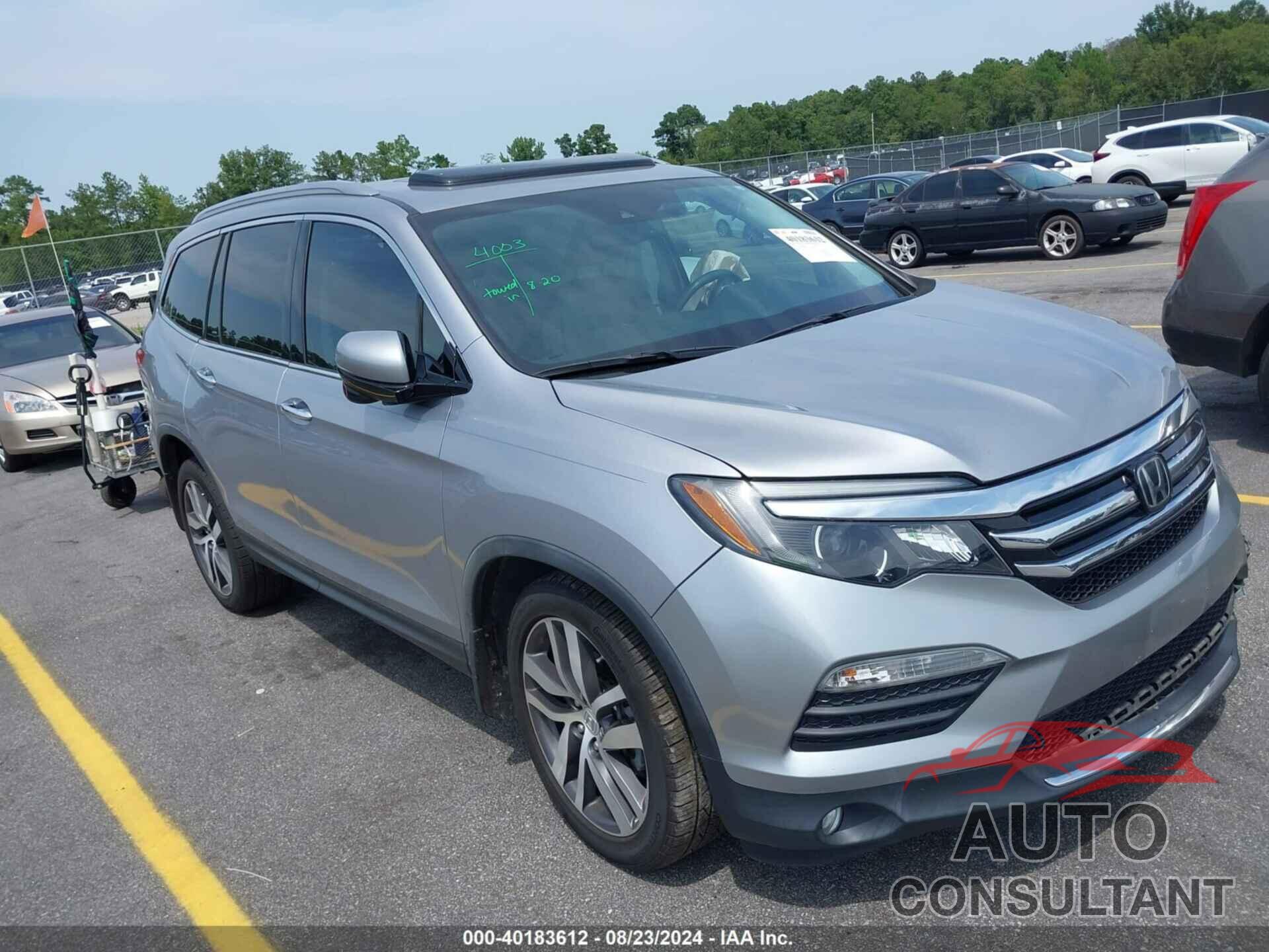 HONDA PILOT 2018 - 5FNYF5H93JB006475