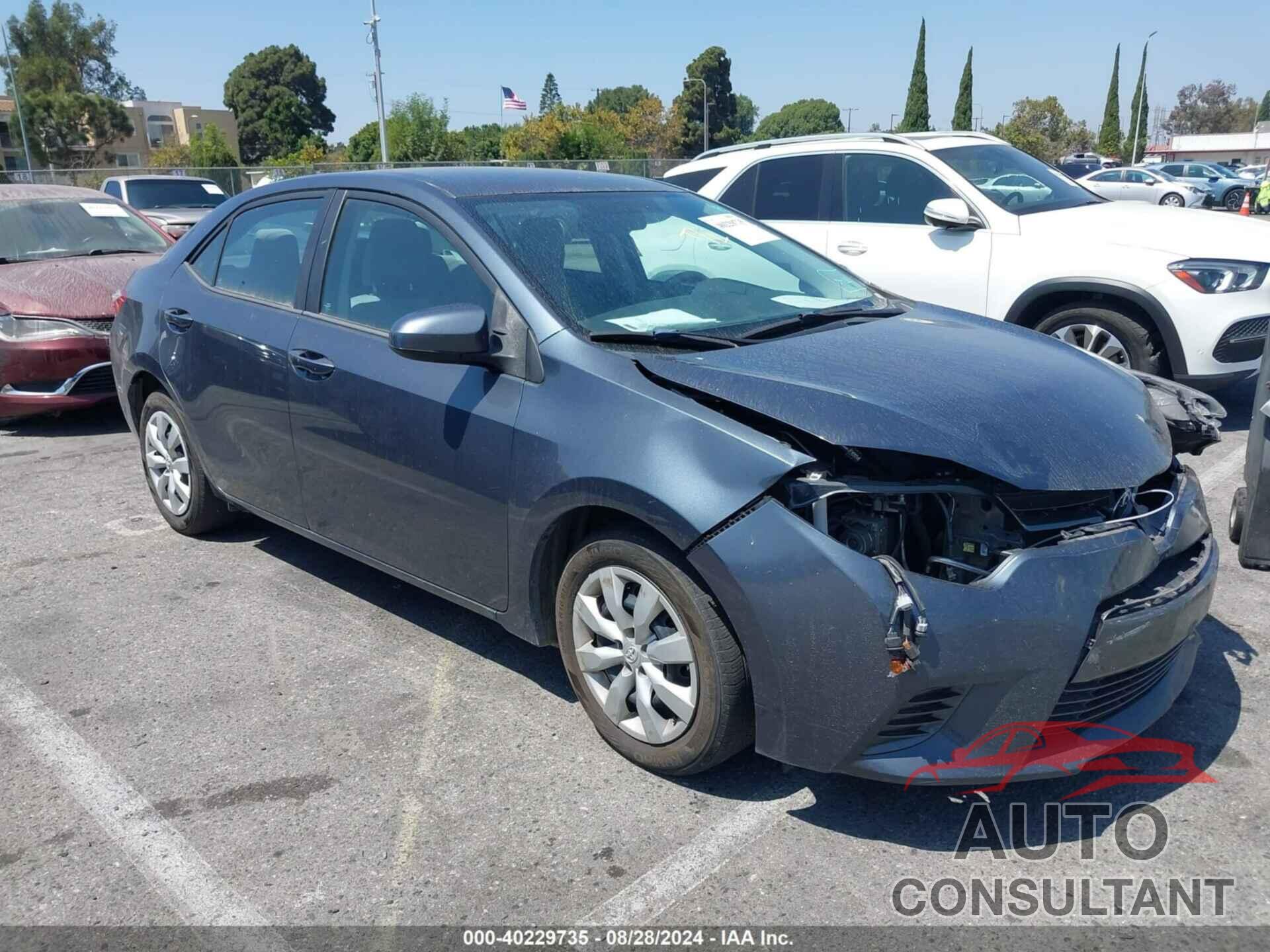 TOYOTA COROLLA 2016 - 2T1BURHE7GC740162