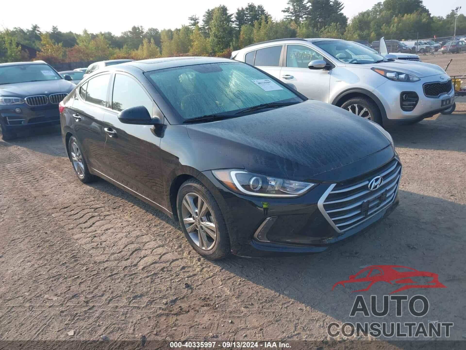 HYUNDAI ELANTRA 2018 - KMHD84LF5JU614694