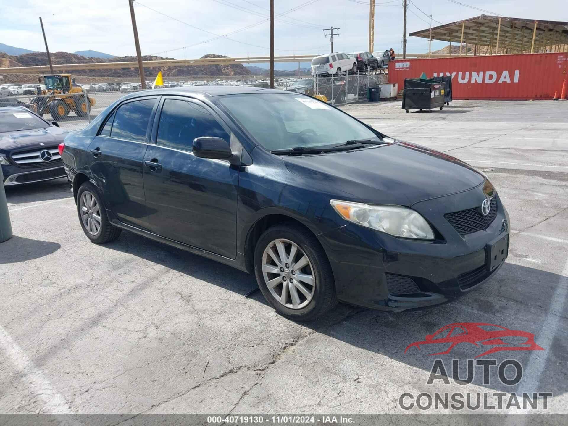 TOYOTA COROLLA 2009 - JTDBL40E19J007923