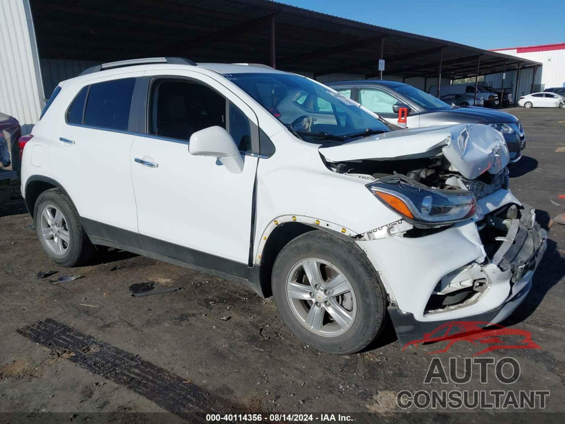 CHEVROLET TRAX 2019 - KL7CJLSB7KB935126