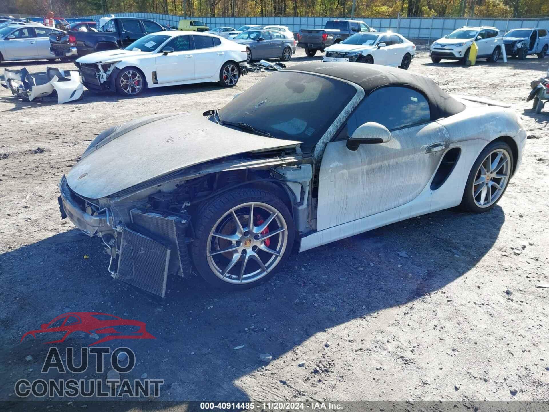 PORSCHE BOXSTER 2015 - WP0CA2A80FS120405