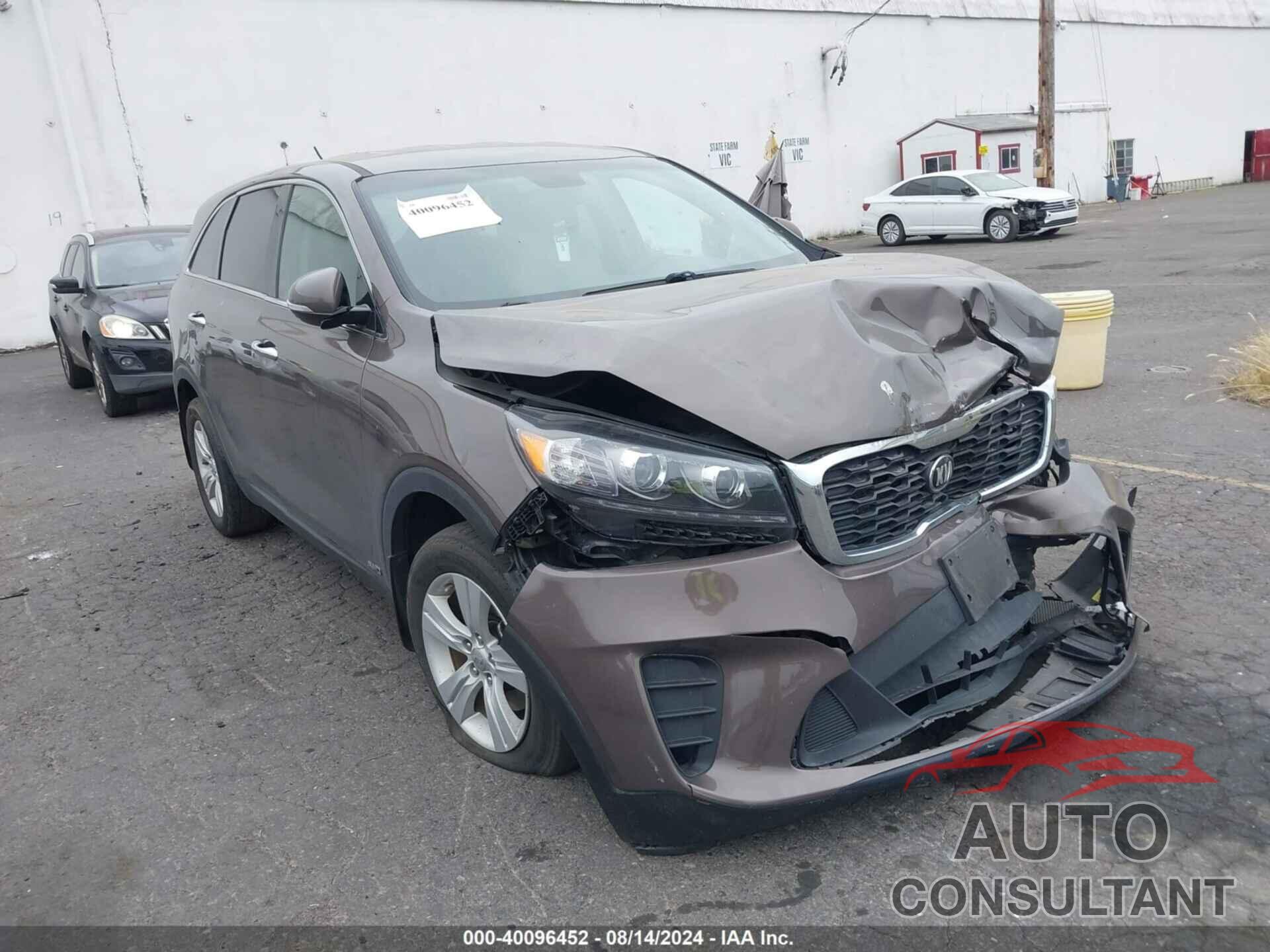 KIA SORENTO 2019 - 5XYPGDA39KG538395