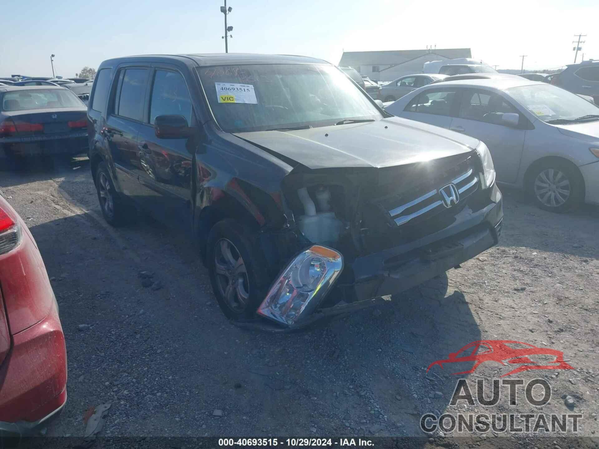 HONDA PILOT 2013 - 5FNYF4H7XDB085205