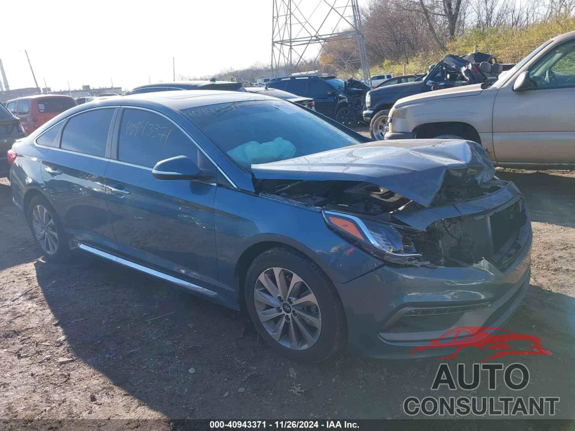 HYUNDAI SONATA 2017 - 5NPE34AF7HH562757