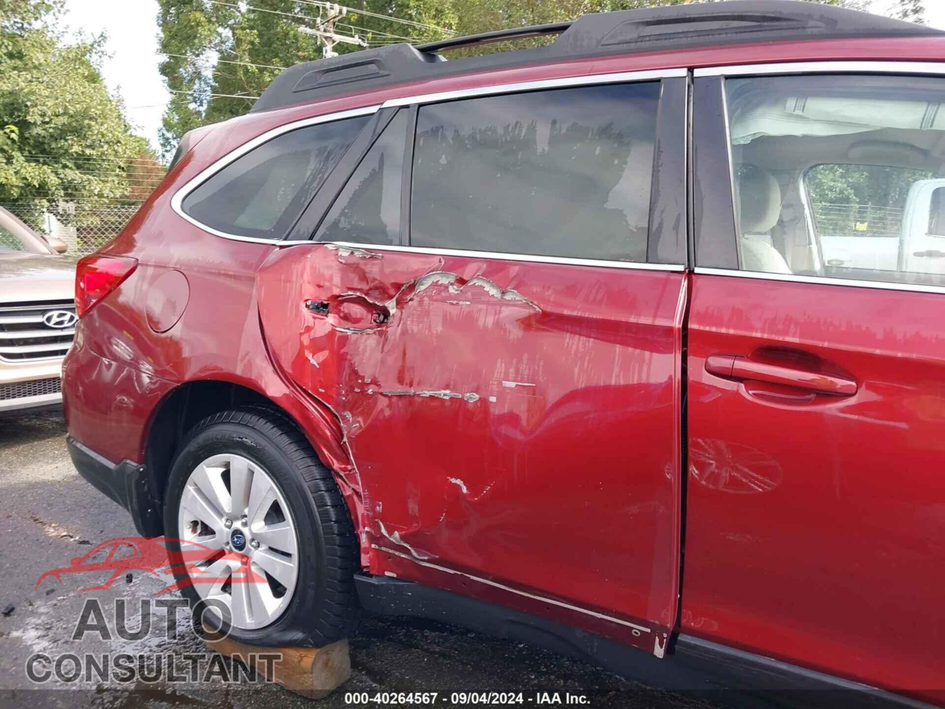 SUBARU OUTBACK 2017 - 4S4BSAFC0H3336005