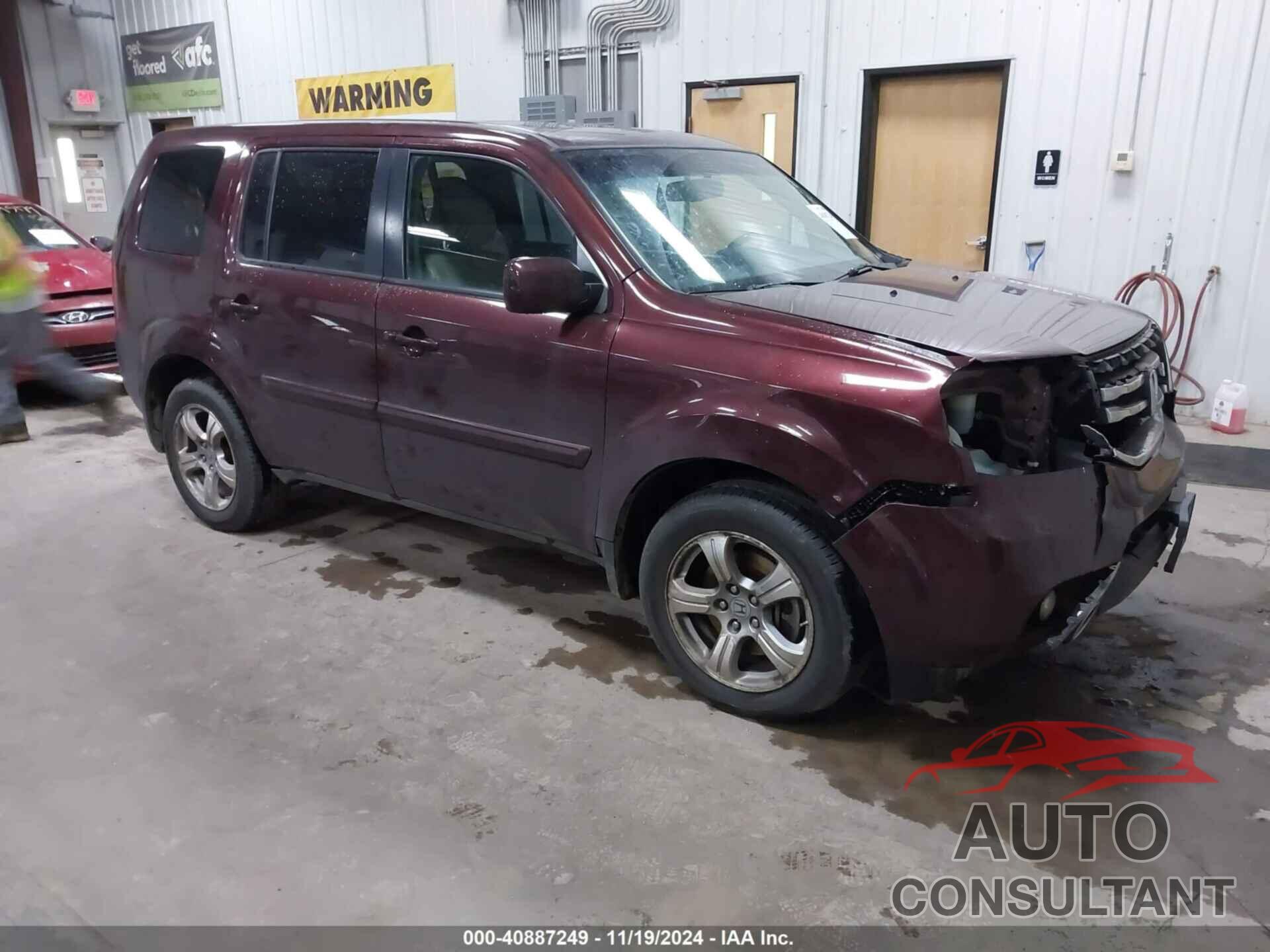 HONDA PILOT 2012 - 5FNYF4H56CB062436