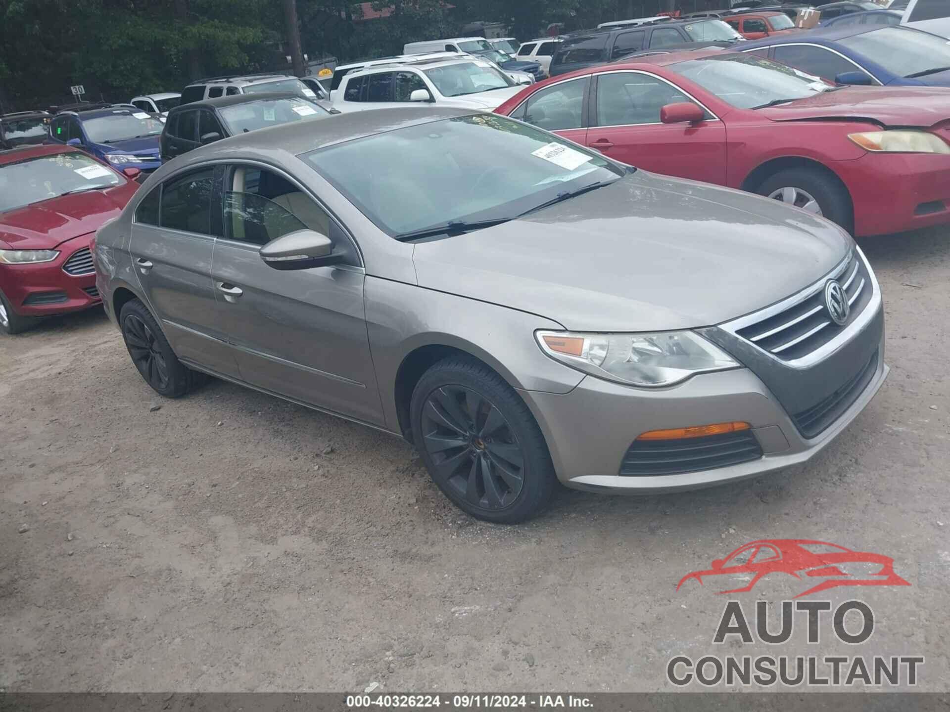 VOLKSWAGEN CC 2012 - WVWMN7AN7CE501206