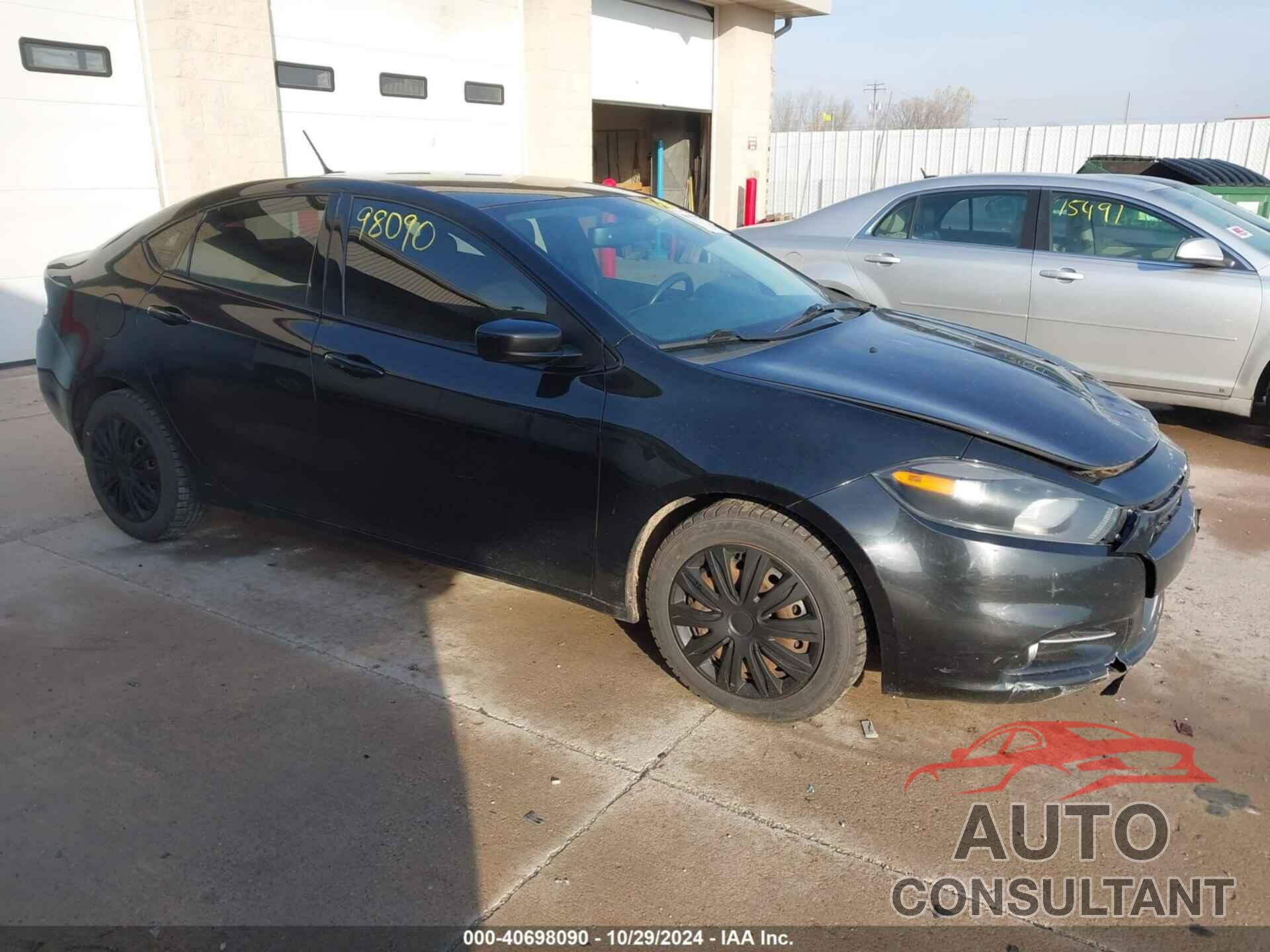 DODGE DART 2013 - 1C3CDFBA4DD304493