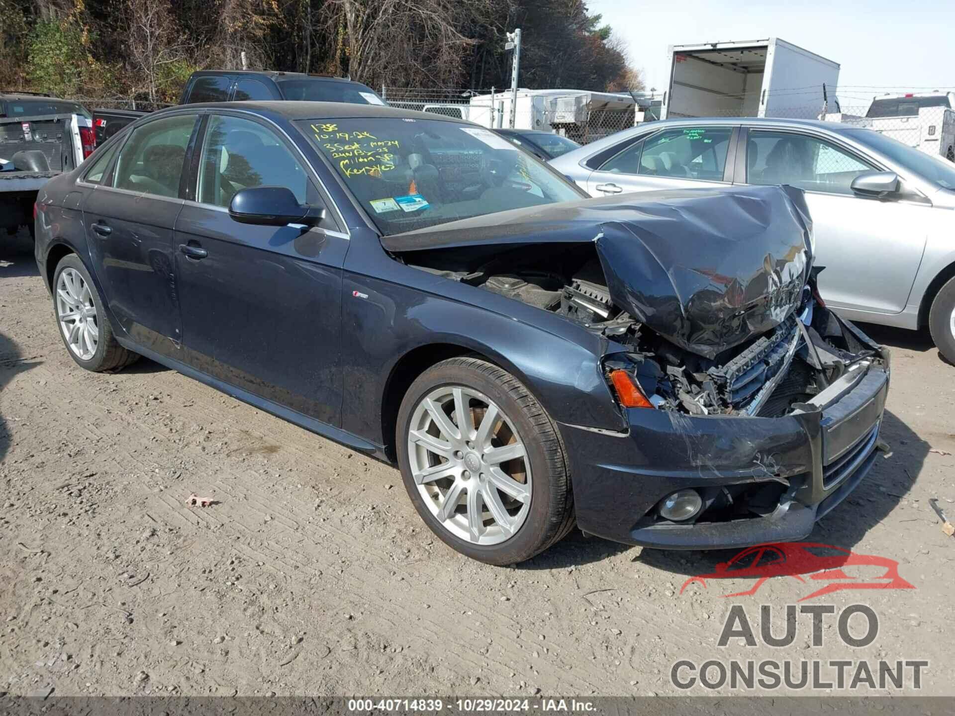 AUDI A4 2012 - WAUFFAFL1CN002604