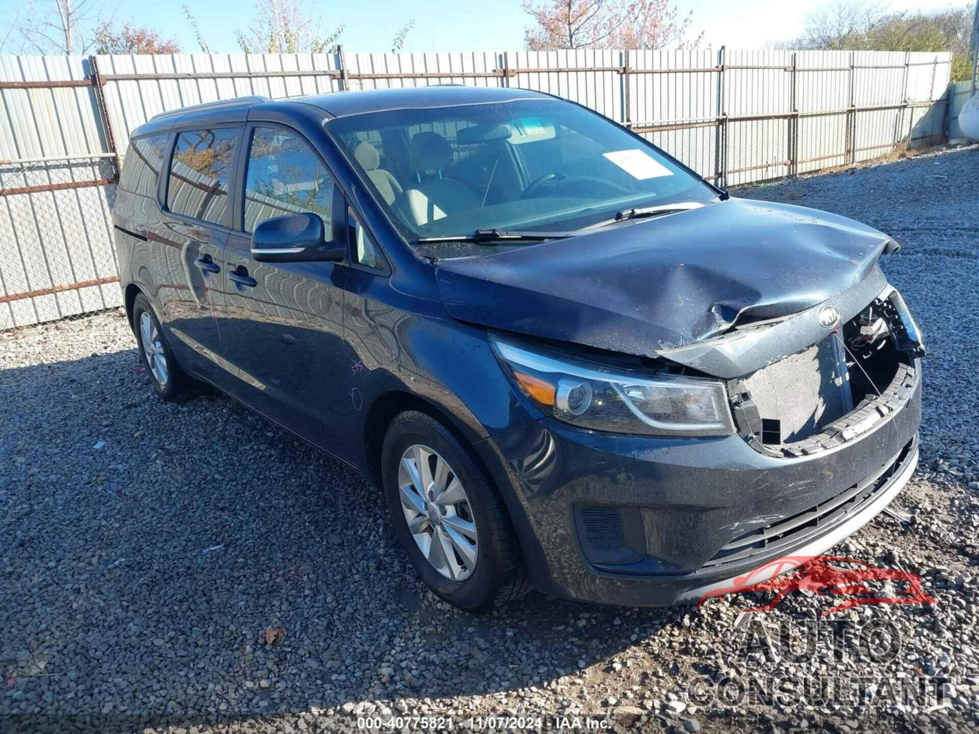 KIA SEDONA 2016 - KNDMB5C19G6129729