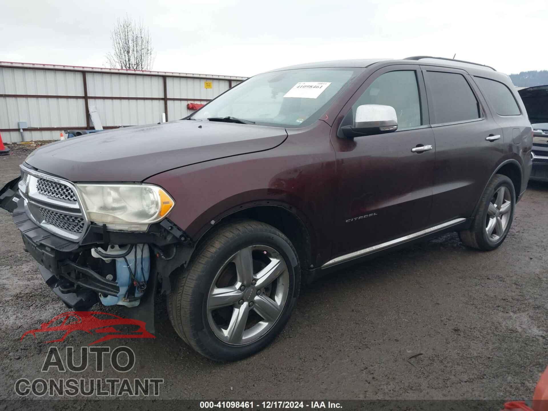DODGE DURANGO 2012 - 1C4SDJETXCC211490