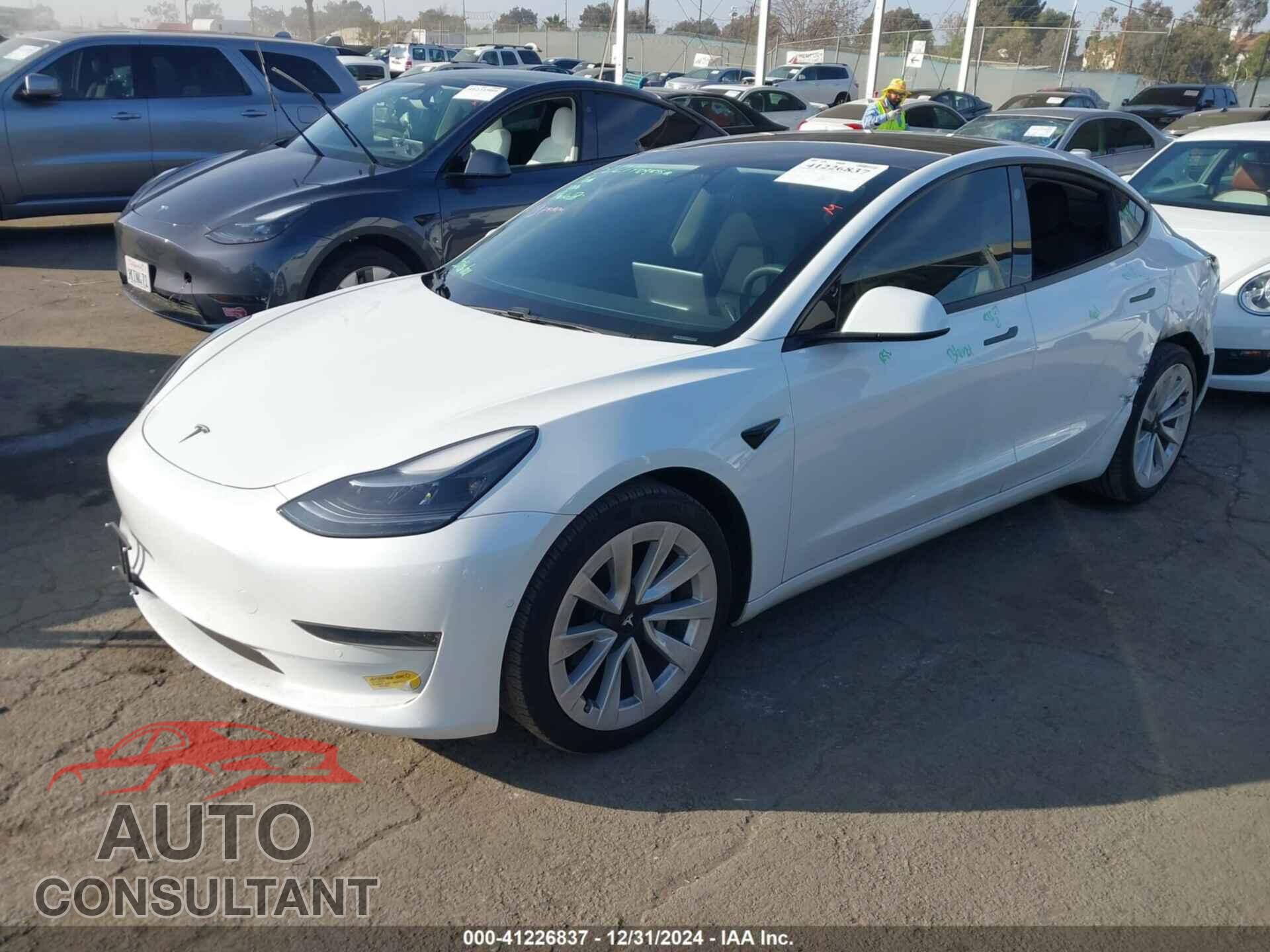 TESLA MODEL 3 2021 - 5YJ3E1EA7MF017939