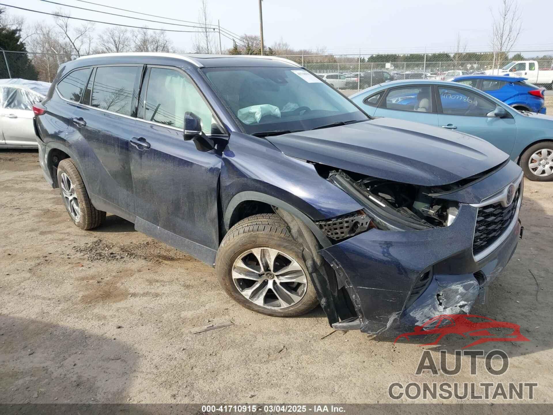 TOYOTA HIGHLANDER 2022 - 5TDGZRAH4NS107442