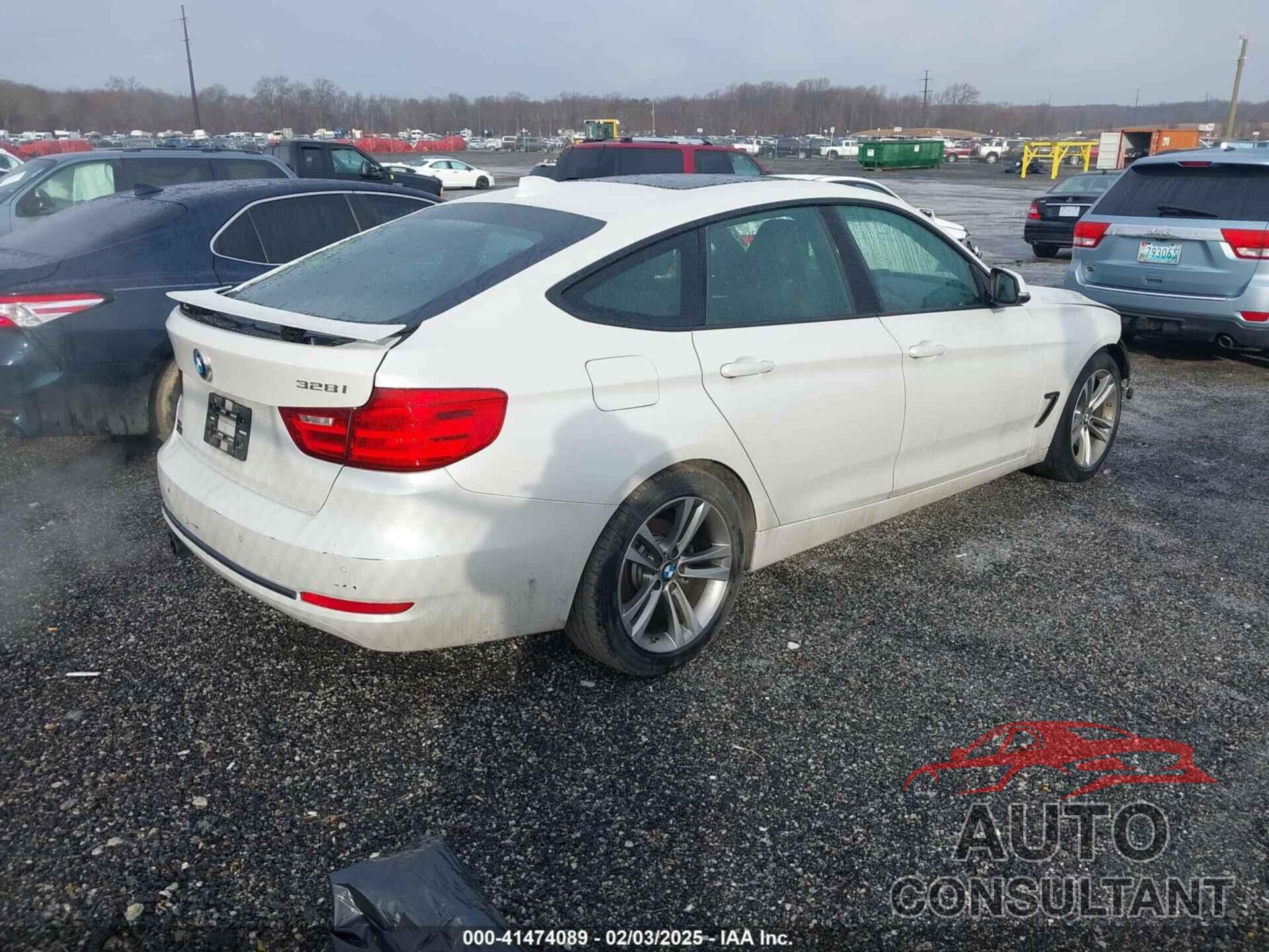BMW 328I GRAN TURISMO 2016 - WBA8Z5C51GGS37544