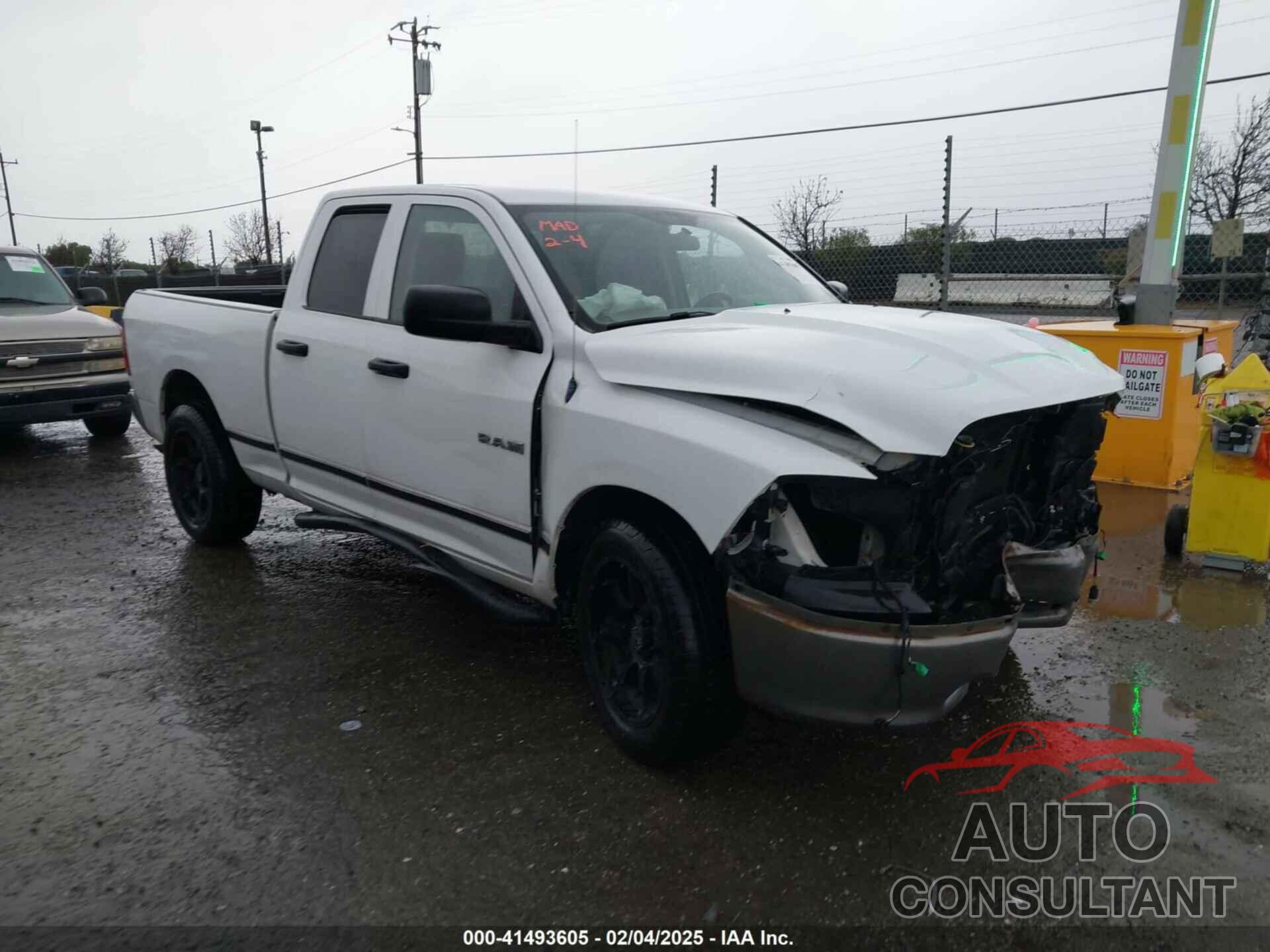 DODGE RAM 1500 2010 - 1D7RB1GK3AS196655