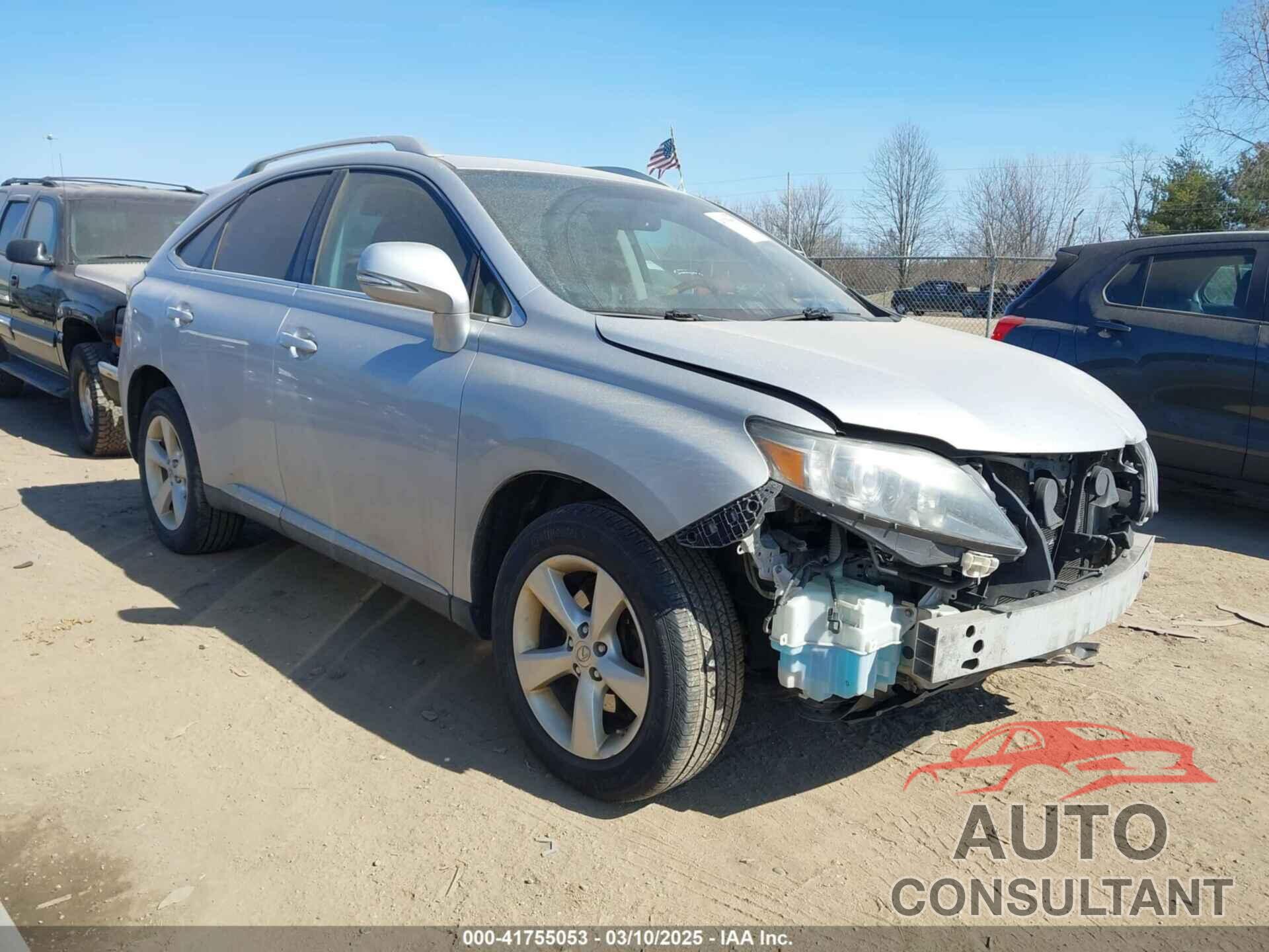 LEXUS RX 350 2010 - 2T2BK1BA6AC063847